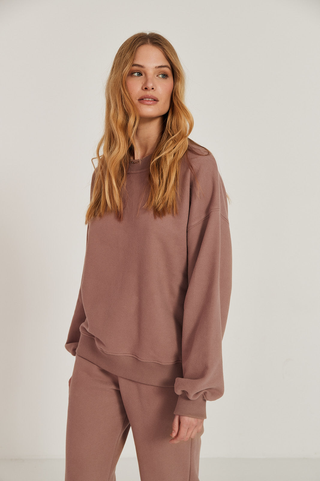 Bluza Boyfriend mocca mousse