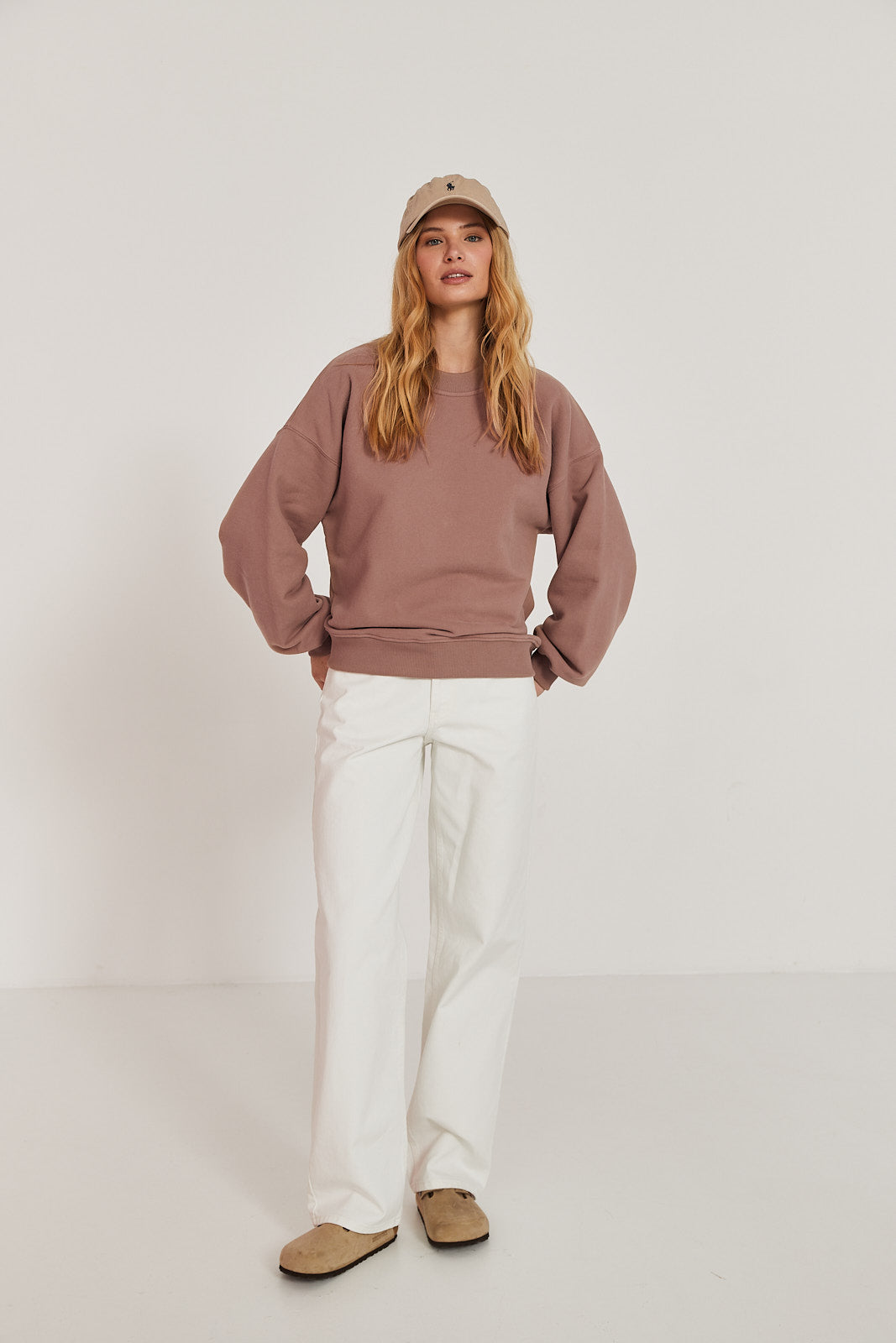 Bluza Boyfriend mocca mousse
