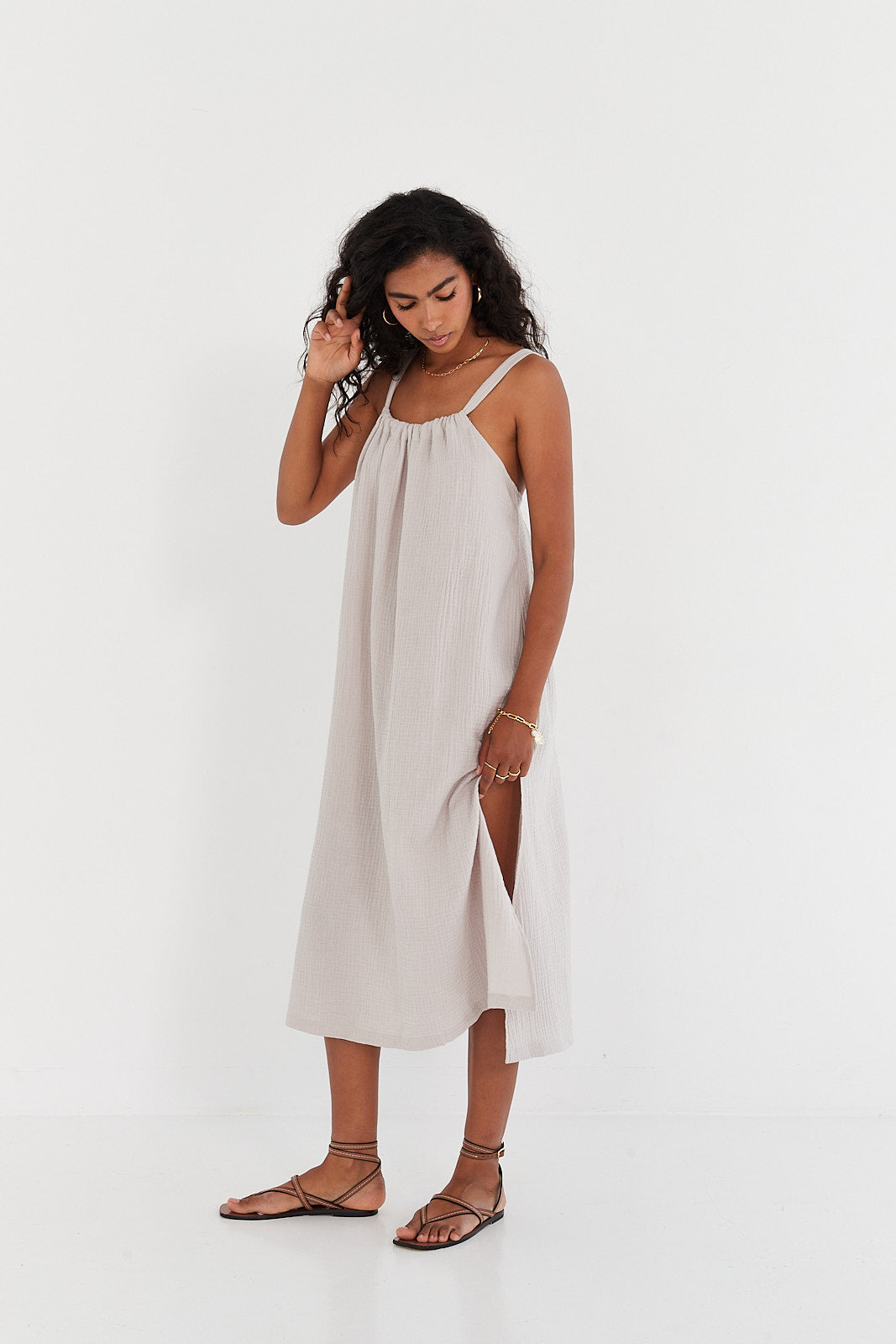 Sukienka Jane beige