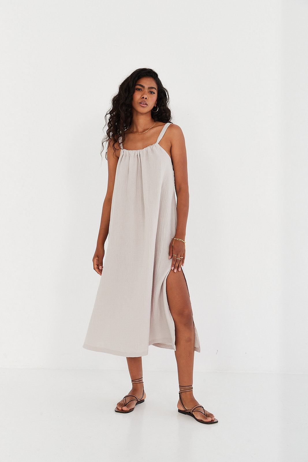 Sukienka Jane beige