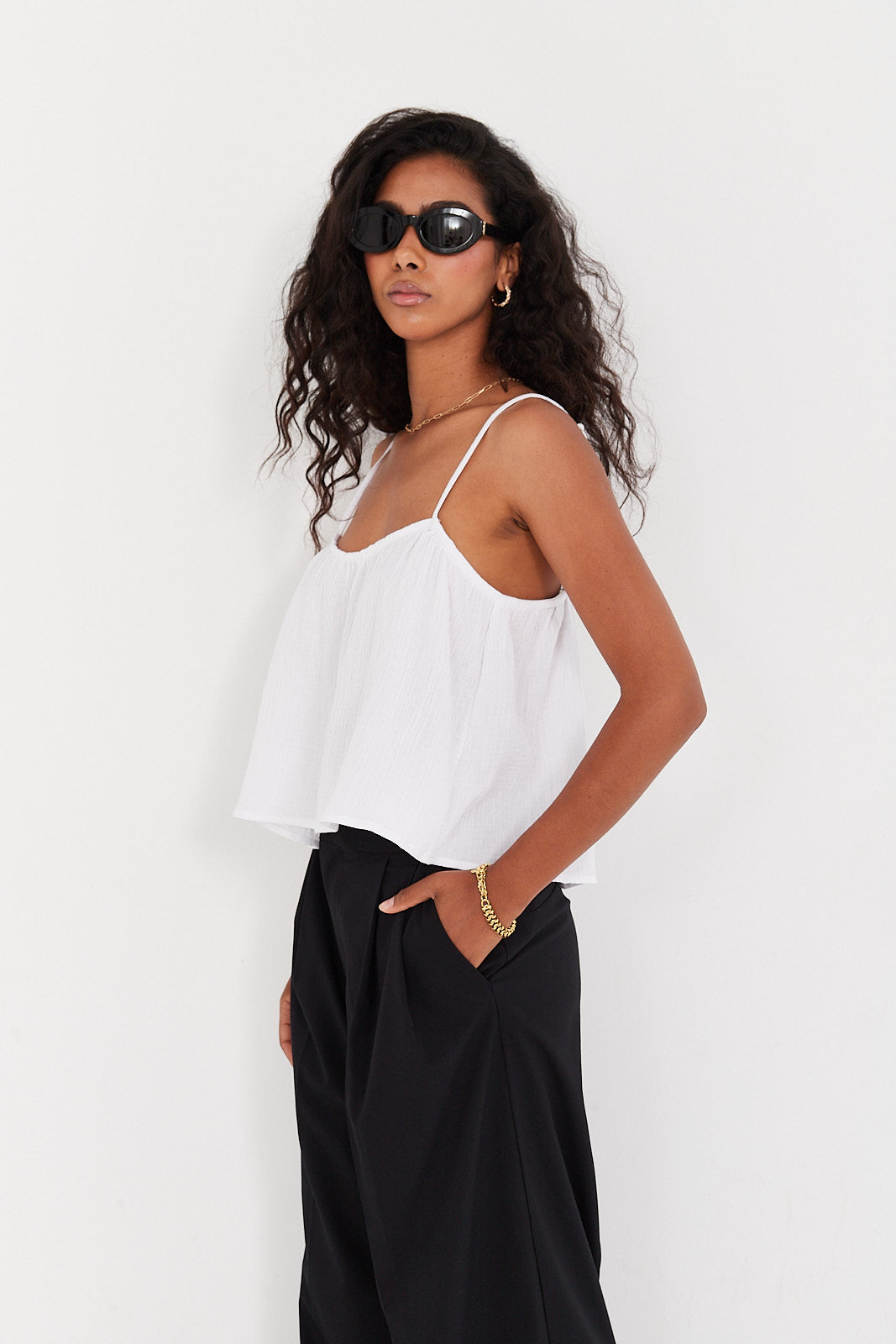 Top Ellie white