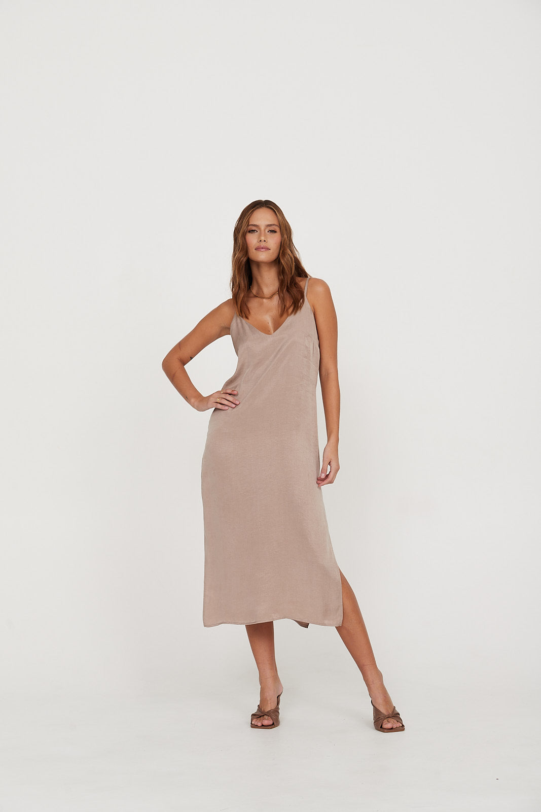 Sukienka Gloria beige