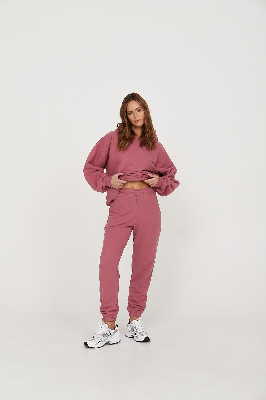 Bluza Boyfriend Hoodie lipstick