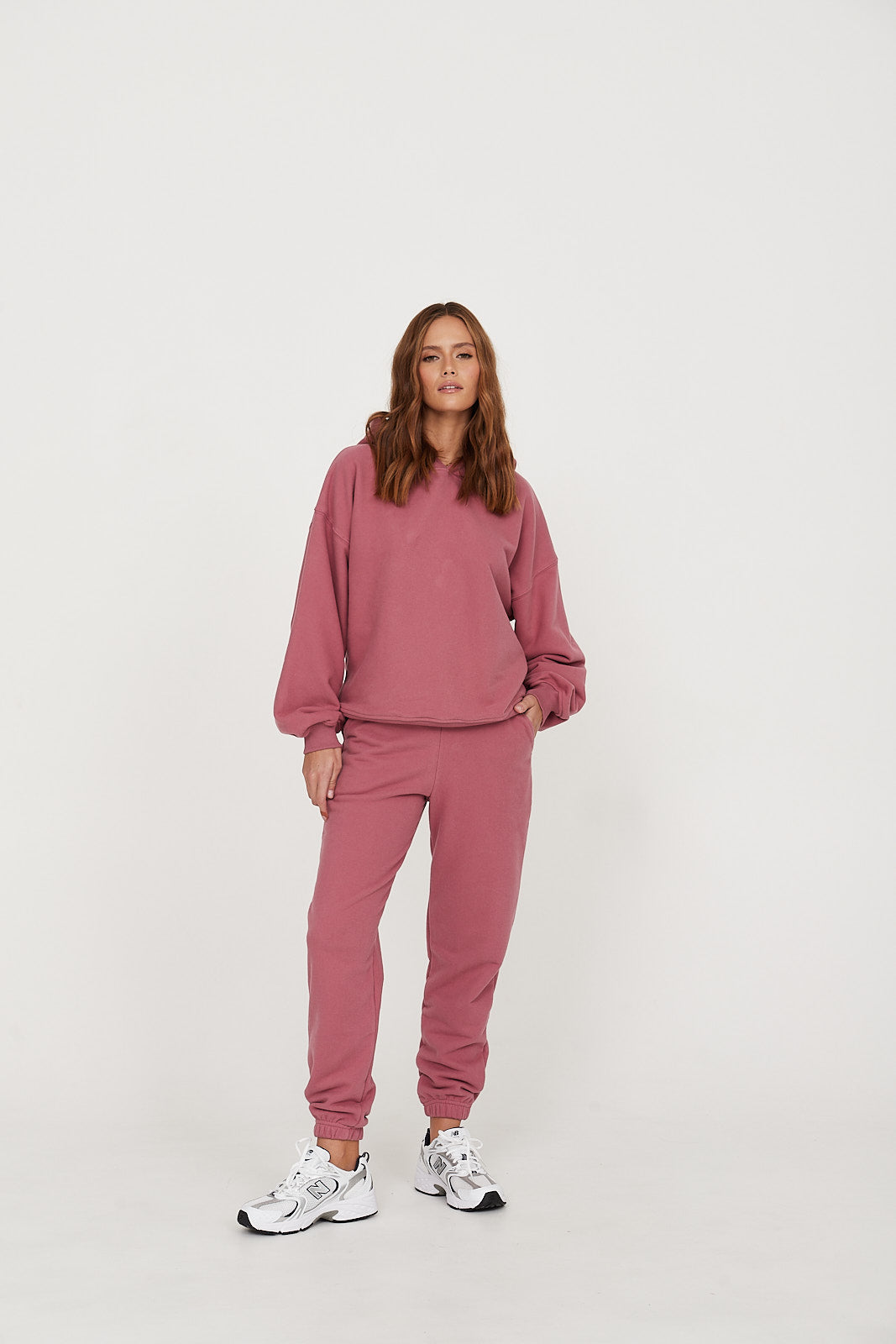 Bluza Boyfriend Hoodie lipstick
