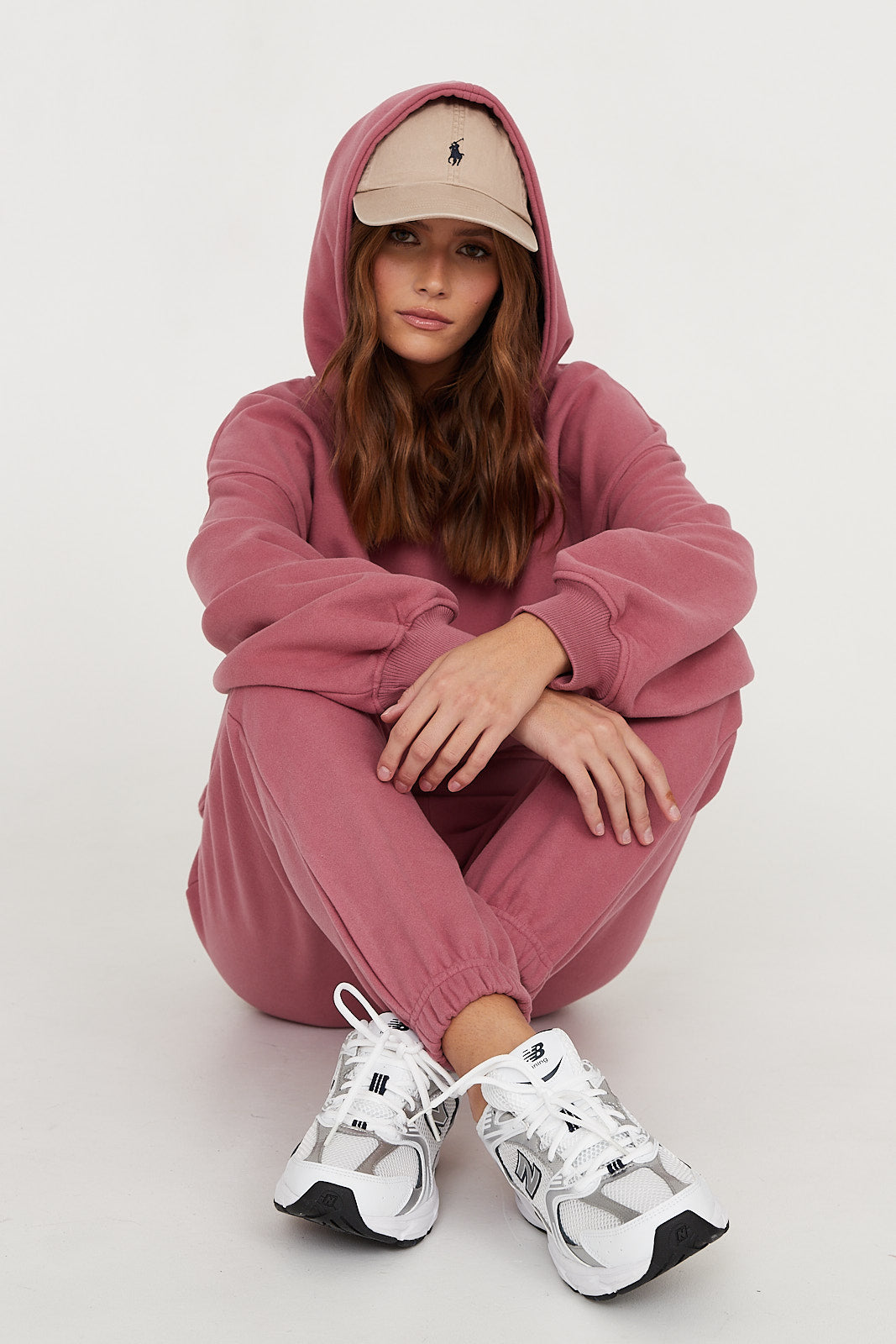 Bluza Boyfriend Hoodie lipstick