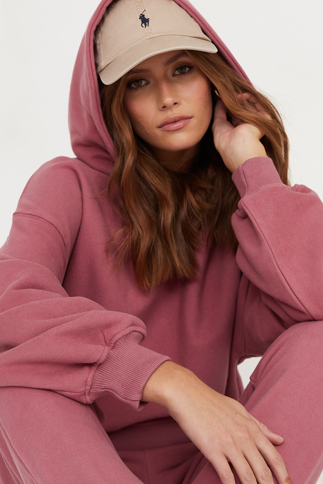 Bluza Boyfriend Hoodie lipstick